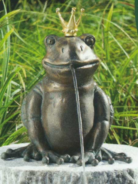 Bronzefigur Froschkönig Teodor (Art.Nr. 88495)