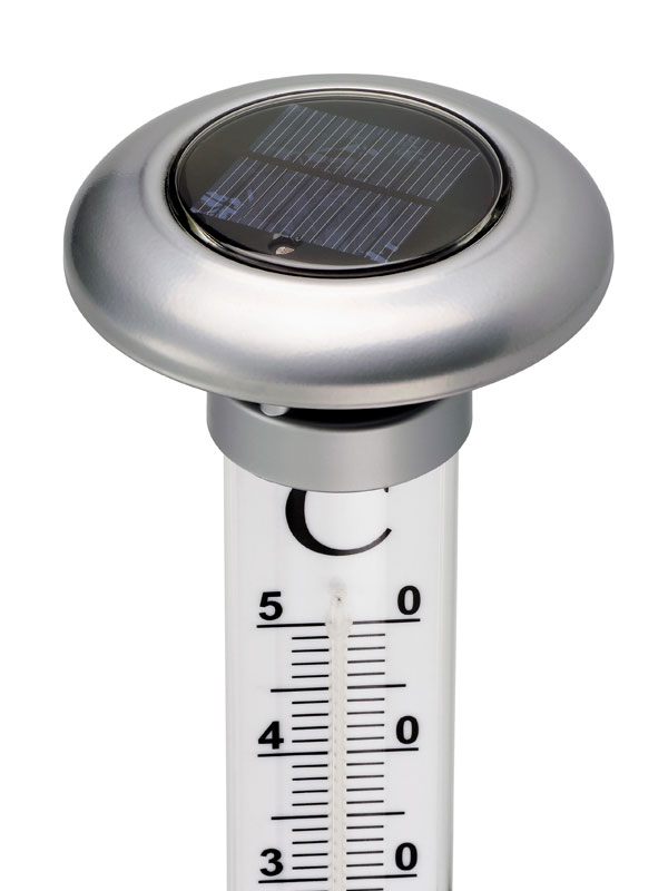 Thermometer Münster Solarpanel